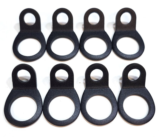 Black Tie-Down Anchors, 8-Pack